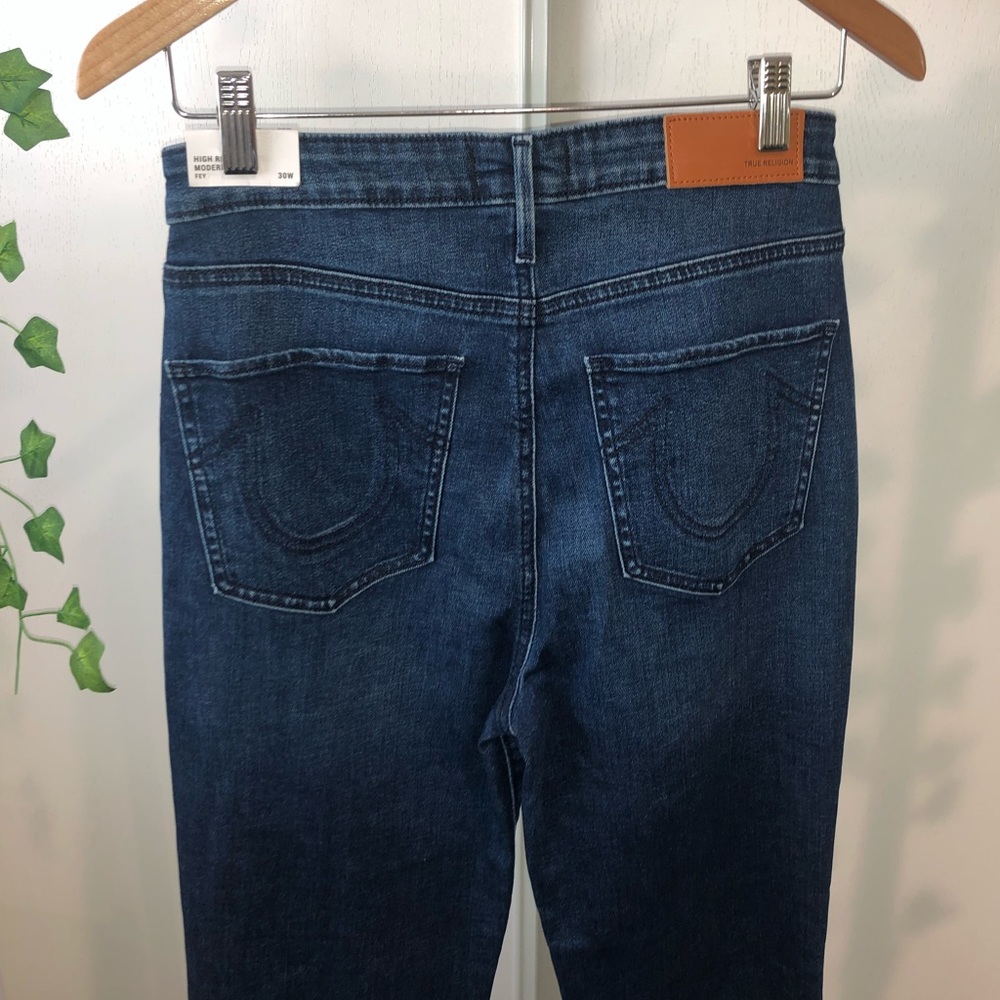 True Religion high rise modern flare Jeans - Picture 7 of 10